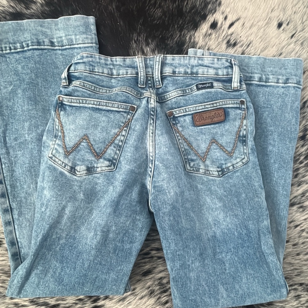 Wrangler Women's Light Blue Flare Jeans